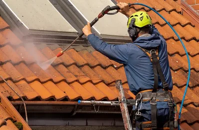 Démoussage et hydrofuge de toiture à Forge